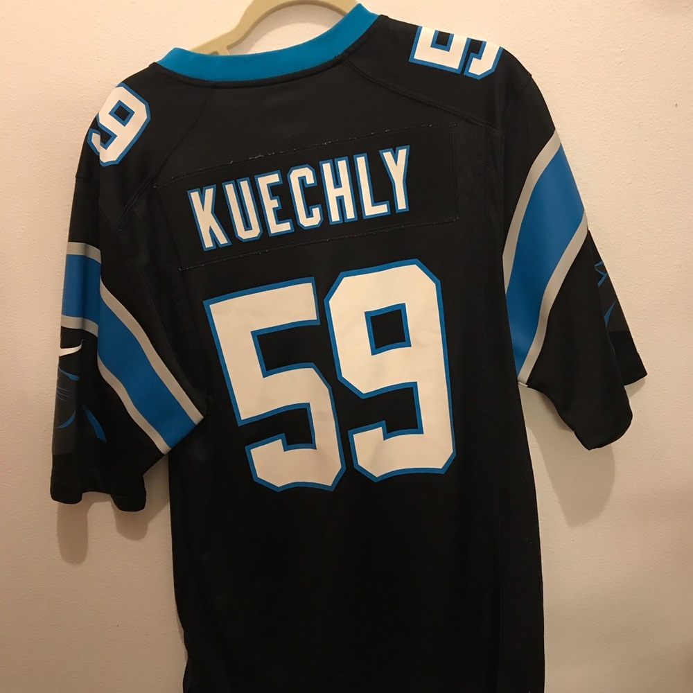 Nike On Field Authentic Luke Kuechly Panthers Jersey